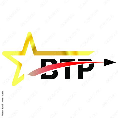 BTP letter logo design. BTP creative letter logo. simple and modern letter logo. BTP alphabet ...