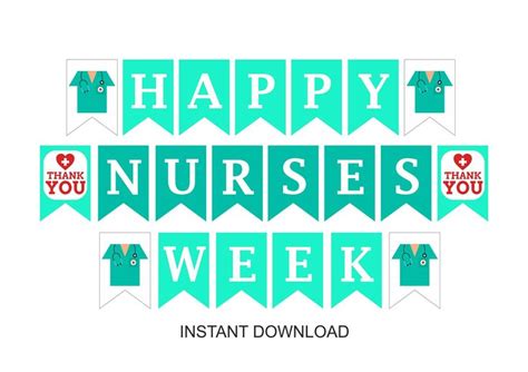 Nurse Week Banner Printable Nurses Week Banner Printable Nurse