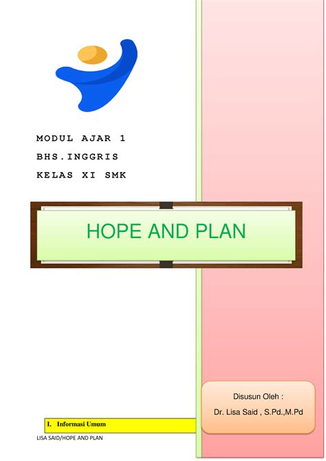 709299 1673102406 Modul Ajar Bahasa Inggris M O D U L A J A R 1 B H S I N G G R I S K E L A