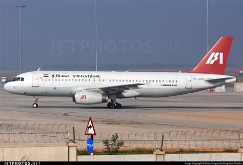 VT EPC Airbus A320 231 Indian Airlines Devesh Agarwal Bangalore