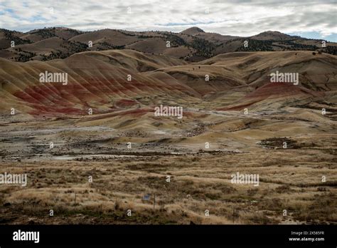 The Painted Hills Of The John Day Fossil Beds National Monument Near