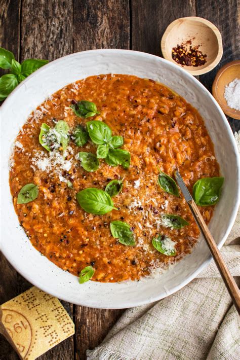 Tomato Basil Risotto The Original Dish