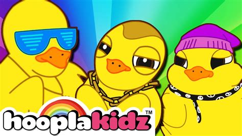 Six Little Ducks That I Once Knew | Nursery Rhyme | HooplaKidz - YouTube