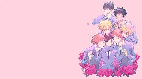 Ouran Host Club Fujioka Haruhi Suoh Tamaki Haninozuka Mitsukuni Ootori