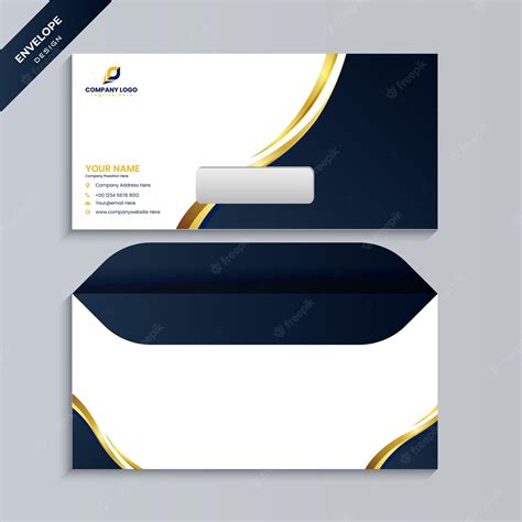 Premium Vector | Corporate Business Envelope design template