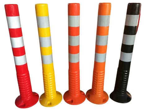 PVC Road Safety Bollard Height 3Feet Nature Removable At 1500 In