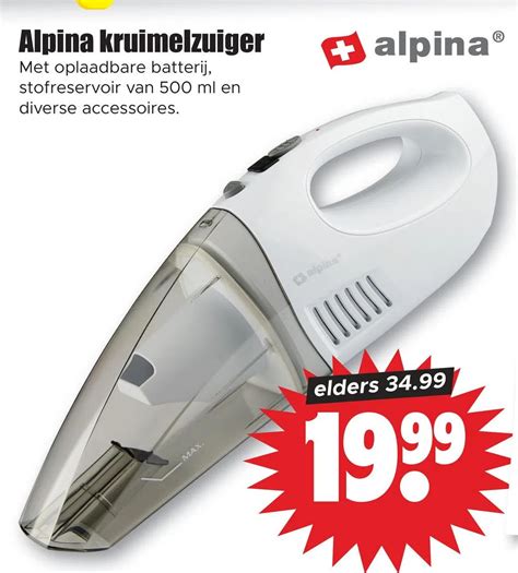 Alpina Kruimelzuiger Aanbieding Bij Dirk