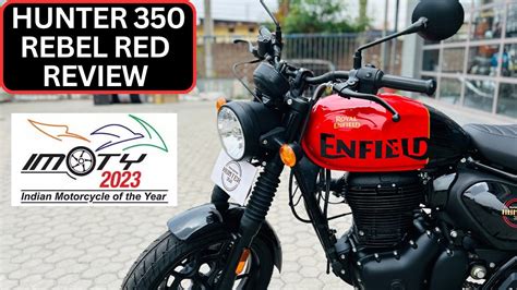 2023 Royal Enfield Hunter 350 Rebel Red New Model Review Best Colour