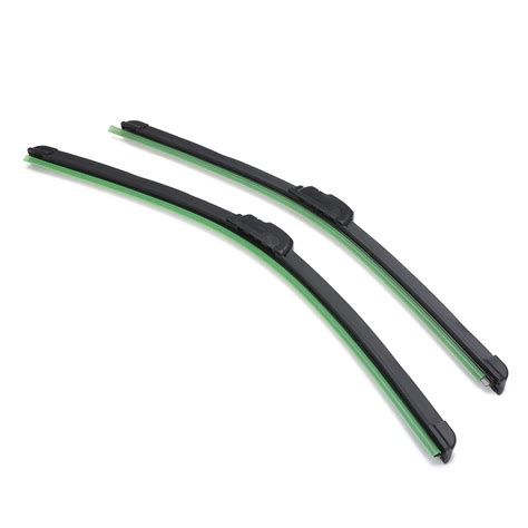 2pcs 21 19 For Universal Rubber J Hook Car Windshield Wiper Blade