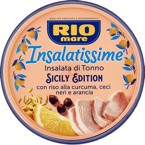 X Rio Mare Insalatissime Sicily Edition Mit Kurkuma Reis Schwarzen