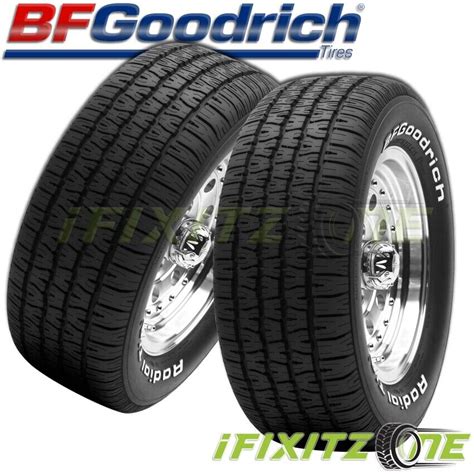 2 Bfgoodrich Radial Ta P22570r15 100s White Letter All Season