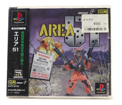 Jogo Playstation 1 Area 51 Item De Colecionador A12866 Frete Grátis