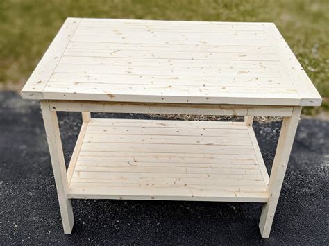 Easy Diy 2x4 Table Woodworking Plans Etsy