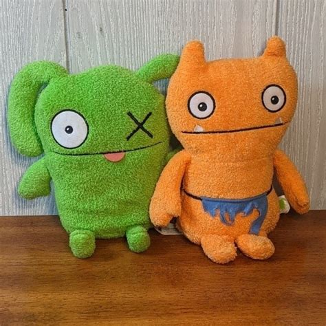 Ugly Dolls Toys Ugly Dolls Plush Set Of 2 Dolls Green One Eye