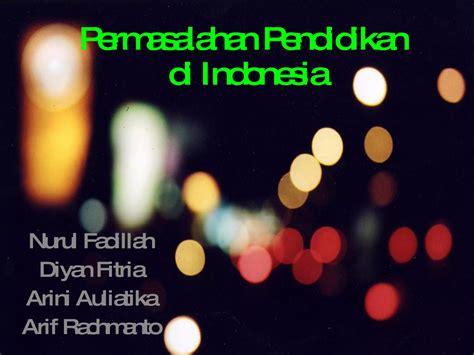 Permasalahan Pendidikan Di Indonesia 5