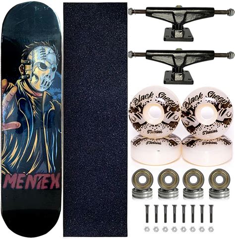 Skate Montado Shape 8 0 Mentex Night Skull Virtual Skate Shop A