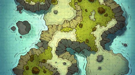 River Crossing 36x36 Public Post Dice Grimorium On Patreon Fantasy World Map Dnd World