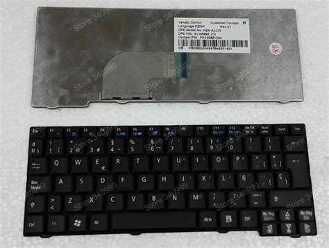 Teclado Espa Ol Y Latino Para Acer Aspire One A110 A150 D150 D250 KAV10