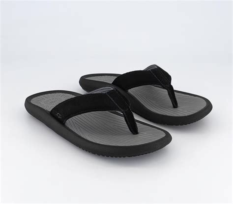 Ugg Brookside Ii Flip Flops Black Mens Sandals