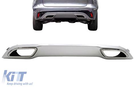 Rear Bumper Air Diffuser Suitable For Jaguar F Pace Facelift X Up