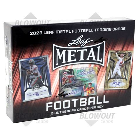 Leaf Metal Draft Football Hobby Box