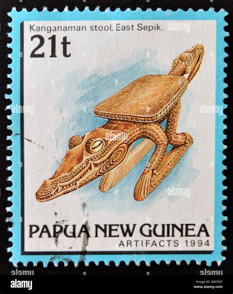 Papua New Guinea Circa A Stamp Printed In Papua Shows