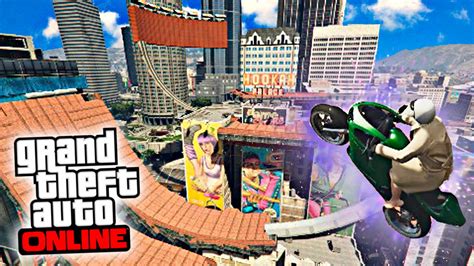 Circuito De Super Saltos Y Acrobacias Gta V Online Ps Gta