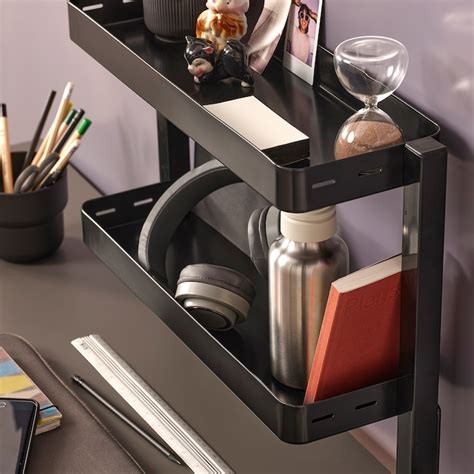 Vattenkar Desktop Shelf Black 19 ¼x6 Ikea