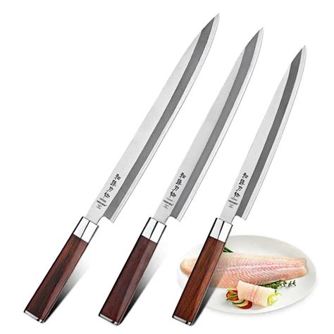 Professional Japanese Sashimi Slicing Knife Stainless Steel Sashimi Series