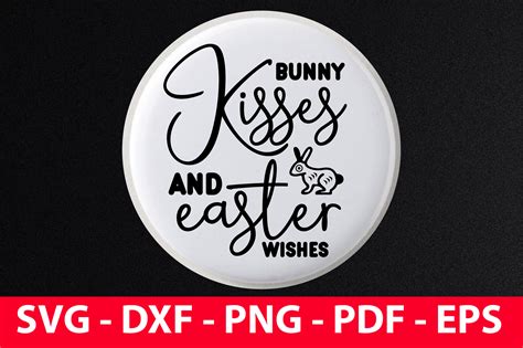 Bunny Kisses And Easter Wishes SVG Graphic By Abdul Mannan125