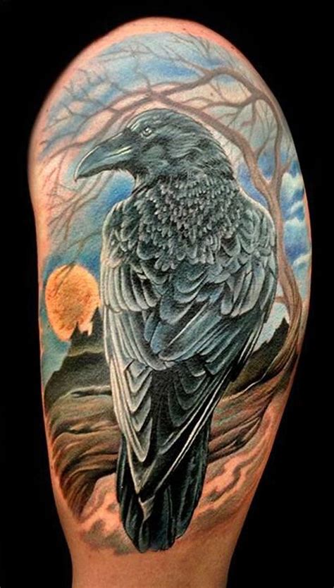 60 Mysterious Raven Tattoos Art And Design