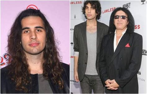 Gene Simmons Kid Son Nick Simmons Gene Simmons Kids Gene Simmons