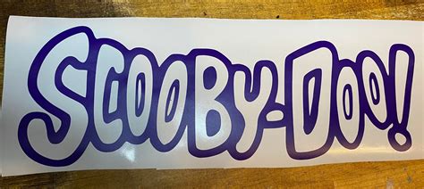 Scooby Doo Car Decal Mystery Machine Decal Scooby Doo Etsy