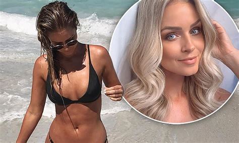 Renae Ayris Flaunts Her Incredible Figure In A Tiny String Bikini As