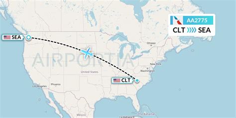 AA2775 Flight Status American Airlines Charlotte To Seattle AAL2775