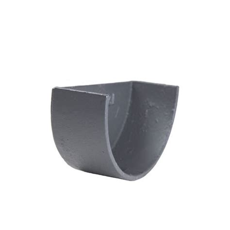 Cast Iron Deep Style Guttering External Stopend 100mm Primed Finish