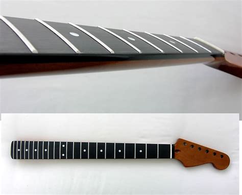 Ebony Fretboard Roasted Stratocaster Guitar Neck Mother Of Reverb