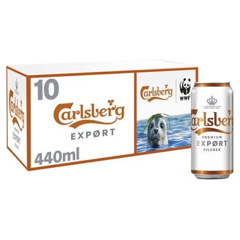 Carlsberg Export Lager Beer 10 Pack 440ml Kwikdrop