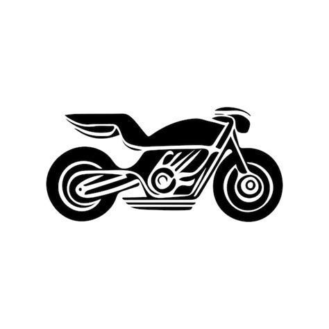 Vector Del Logotipo De La Motocicleta Vector Premium