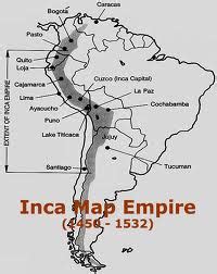 Map of the Inca Empire - Mr. Quaker introducing the Inca civilization.