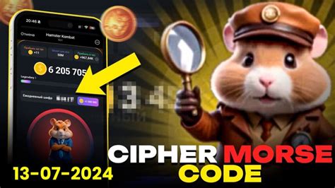 Don T Miss Daily Hamster Kombat Cipher Morse Code July