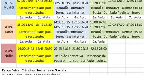 Escola Etelvina Paraisópolis Atribuição De Aulas 2020