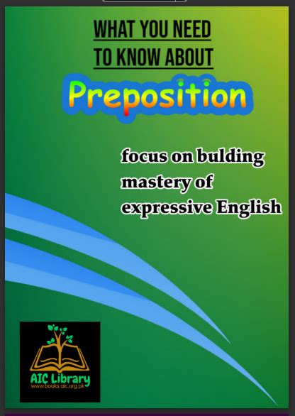 Understanding English Prepositions Of Place A Comprehensive Guide