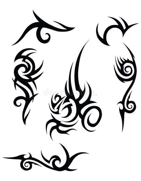 Tribal tattoo designs stock vector. Illustration of magic - 24730686