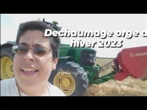 déchaumage orge 2023 avec john deere 6920 YouTube