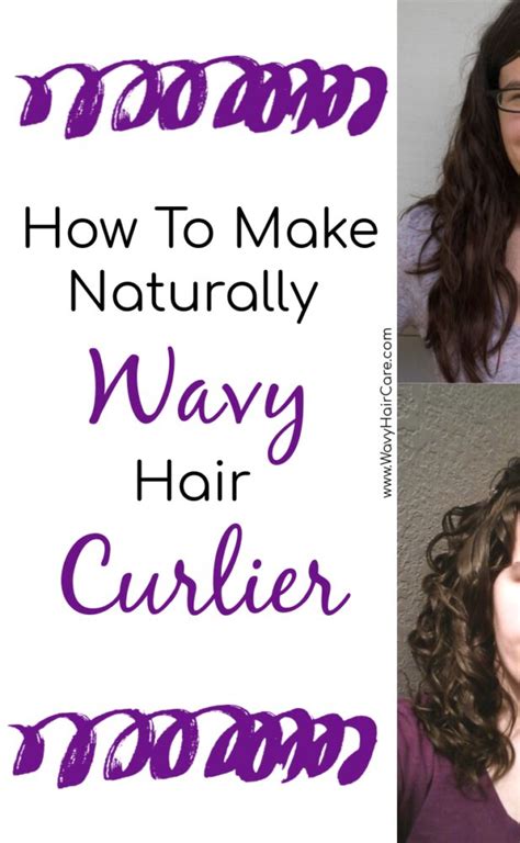 how to make hair naturally curlier