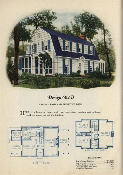 Pin By Sandra West On 1920s1930s Colonial House Plans Dutch Colonial Homes Dutch Colonial House