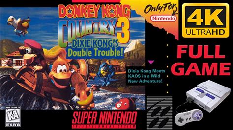 Donkey Kong Country Dixie Kong S Double Trouble Snes Full Game