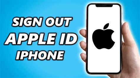 How To Sign Out Apple Id On Iphone Youtube