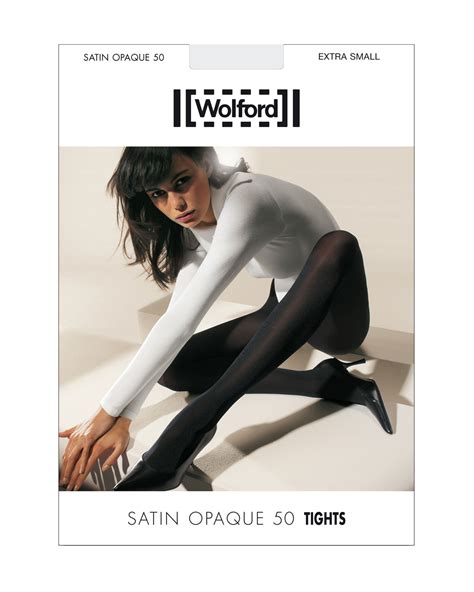 Lyst Wolford Satin Opaque Tights In Black